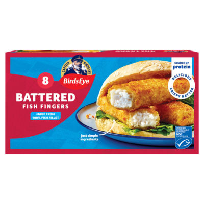 Birds Eye Crispy Batter Fish Fingers 8 Pack 224g