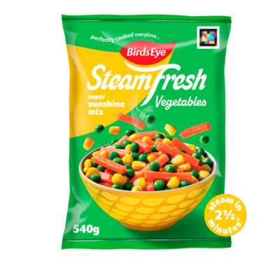 Birds Eye Steamfresh 4 Super Sunshine Steam Bags 540G