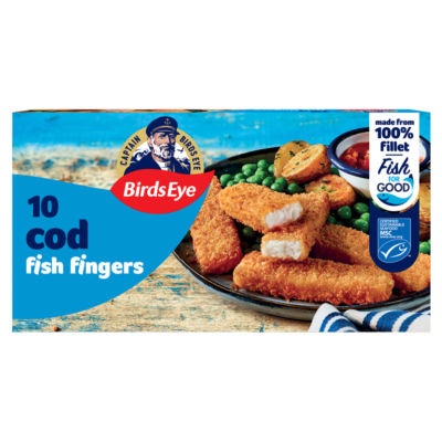 Birds Eye Cod Fish Fingers 10 Pack 280G