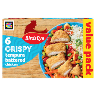 Birds Eye crispy chicken in tempura batter