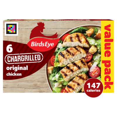 Birds Eye Original Chicken Chargrills 6 Pack 510g