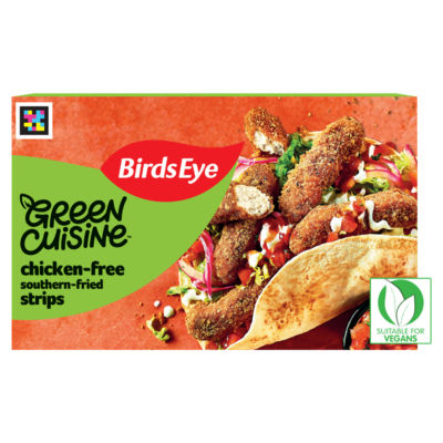 Birds Eye Green Cuisine Chicken-Free Southern-Fried Strips 210g