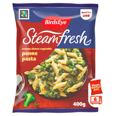 Birds Eye creamy cheese vegetable pasta meal