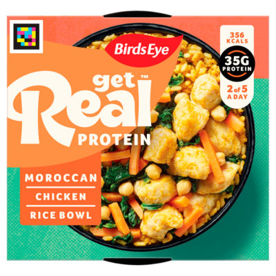 Birds Eye Get Real Protein Moroccan Chicken Rice Bowl 350g