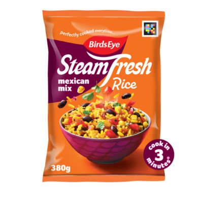 Birds Eye Steamfresh 2 Mexican Mix Rice Steam Bags 380g - ASDA Groceries