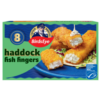 Birds Eye 8 Breaded Haddock Fish Fingers 240g