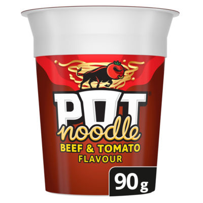 Pot Noodle Beef & Tomato Instant Noodles 90 G