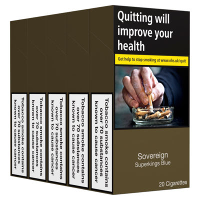 Sovereign Blue Superkings 5X20 Pack