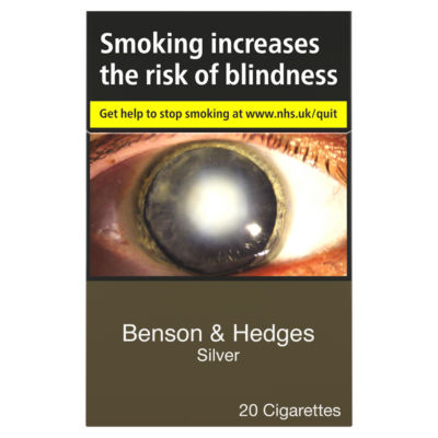 Benson & Hedges Silver Cigarettes 20 Pack