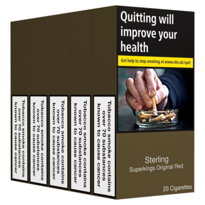 Sterling Superkings Original Red Cigarettes 5x20 Pack