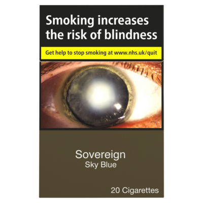 Sovereign 20 Cigarettes Sky Blue