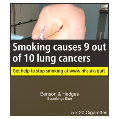 Benson & Hedges Superkings Blue 5 x 20 Cigarettes
