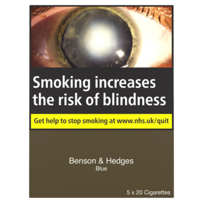 Benson & Hedges Blue Cigarettes 5 x 20 Pack