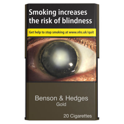Benson & Hedges Gold Cigarettes 20 Pack