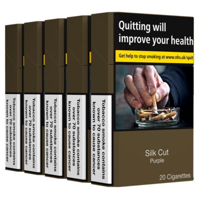 Silk Cut Purple Cigarettes 5 x 20 Pack