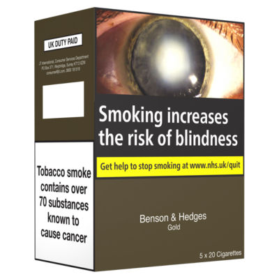 Benson & Hedges Gold Cigarettes 5 x 20 Pack