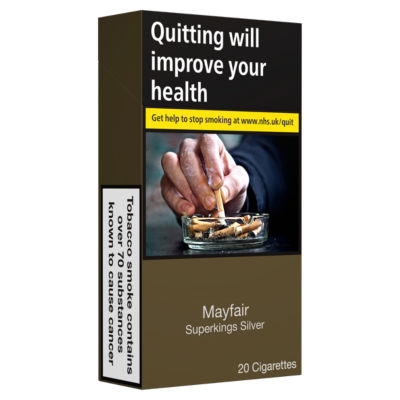 Mayfair Superkings Silver Cigarettes 20 Pack