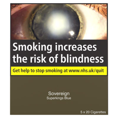 Sovereign Superkings Blue 5 x 20 Cigarettes