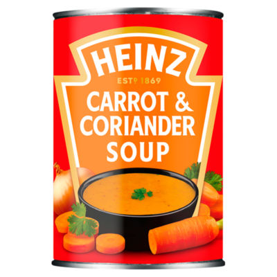 Heinz Carrot & Coriander Tinned Soup 400G