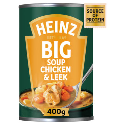 Heinz Chicken & Leek Chunky Big Soup 400G