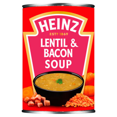Heinz Lentil & Bacon Tinned Soup 400g