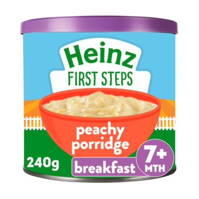 Heinz Peach Multigrain Porridge Baby Food 7+ Months 220g