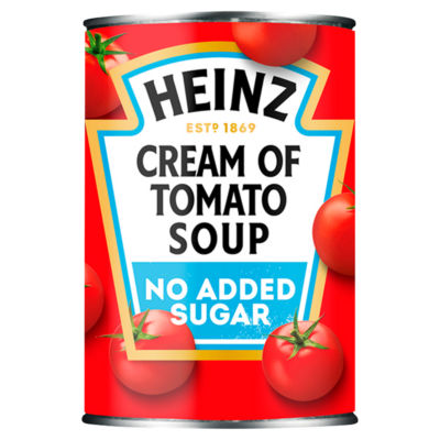 Heinz No Added Sugar Cream Of Tomato Soup 400G