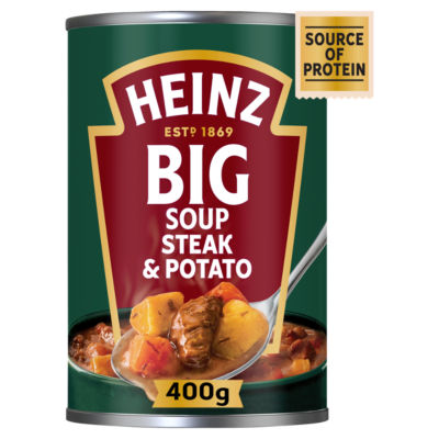Heinz Big Soup Chunky Steak & Potato 400Gm