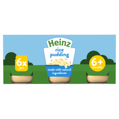 Heinz Rice Pudding Baby Food Jar Multipack 6 x 120g