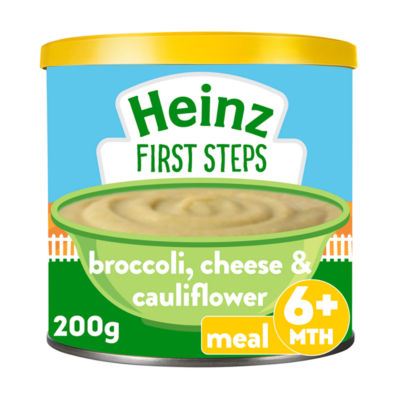 Heinz First Steps Dinner Multigrain With Cauliflower, Broccoli & Cheese Baby Food 6+ Months