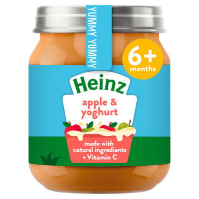 Heinz Apple & Yoghurt Baby Food Jar 120g
