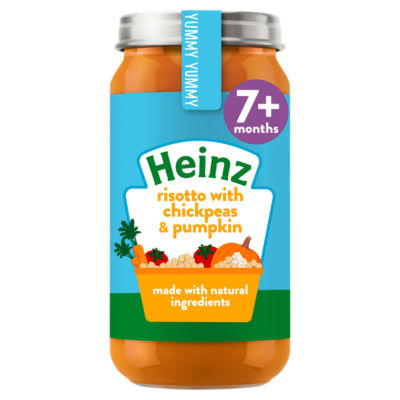 Heinz Risotto with Chickpeas & Pumpkin Baby Food Jar 200g