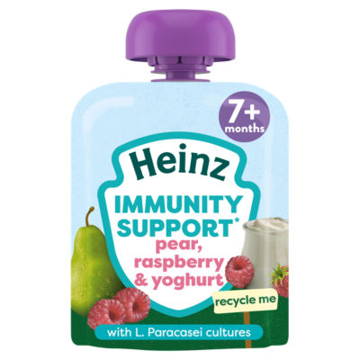 Heinz Immunity Support Baby Food Pear, Raspberry & Yoghurt 85g