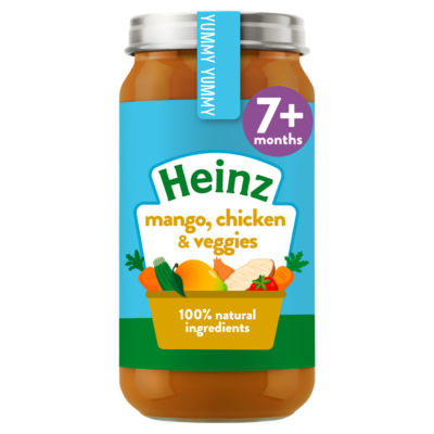 Heinz Mango, Chicken & Veggies Baby Food Jar 200g