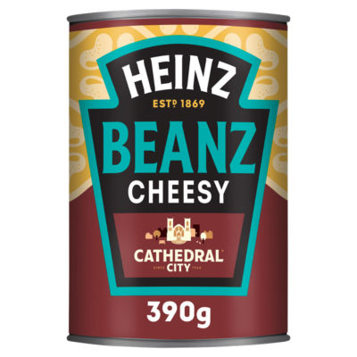 Heinz Cathedral City Cheesy Tinned Baked Beans 390G