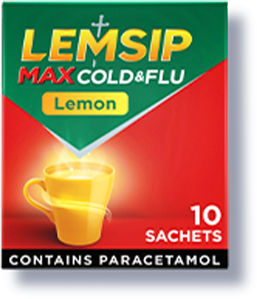 Lemsip Max Cold & Flu Sachets - Lemon & Paracetamol 10s