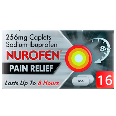 Nurofen Joint & Back Pain Relief Ibuprofen Caplets - Sodium 16s