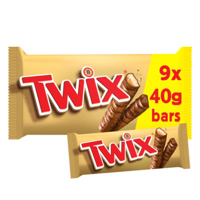 Chocolate Biscuit Snack Size Twin Bars Multipack