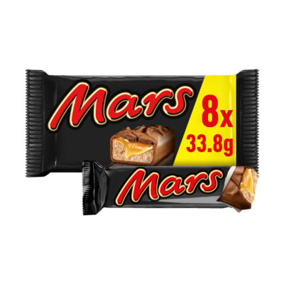 Mars Milk Chocolate Snacksize Bars Multipack 8 x 33.8g