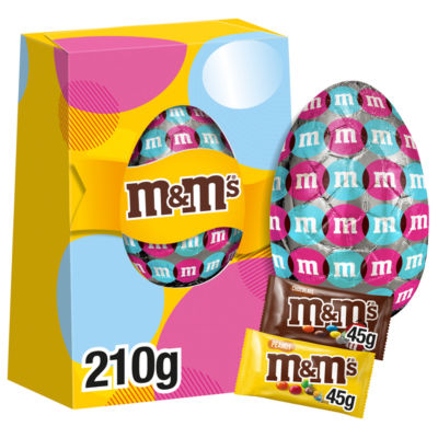M&Ms Mixed Milk Chocolate Easter Egg 210g