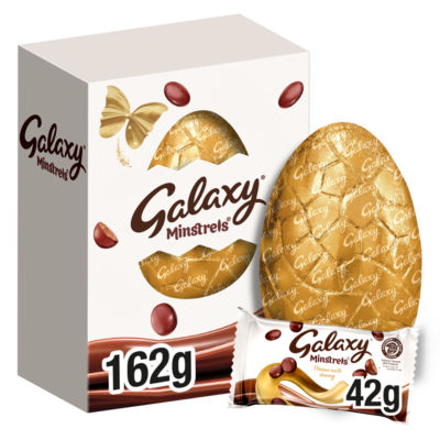 Galaxy Milk Chocolate Minstrels Easter Egg 162g