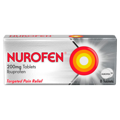 Nurofen Targeted Pain Relief Ibuprofen 200mg Tablets 8s