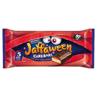 McVities Jaffaween Cherry Cake Bar Multipack 5 x 24.4g, 122g