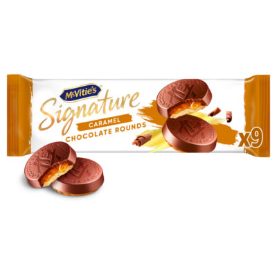 McVities Signature Caramel Chocolate Rounds 109g