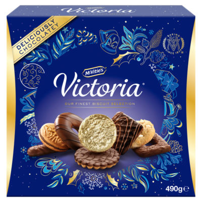 McVities Victoria Chocolate Biscuits Christmas Selection 490g