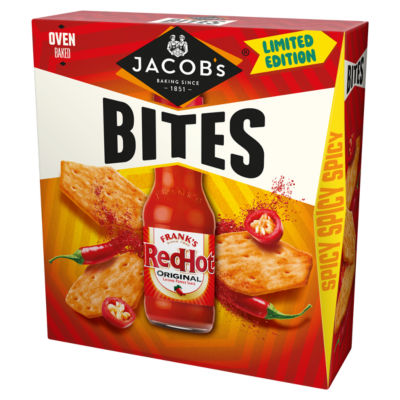 Jacobs Limited Edition Bites Frank's Red Hot Original 125g