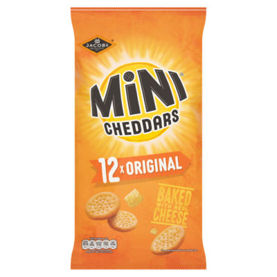 Jacobs Mini Cheddars Original Multipack Snacks 12x23g