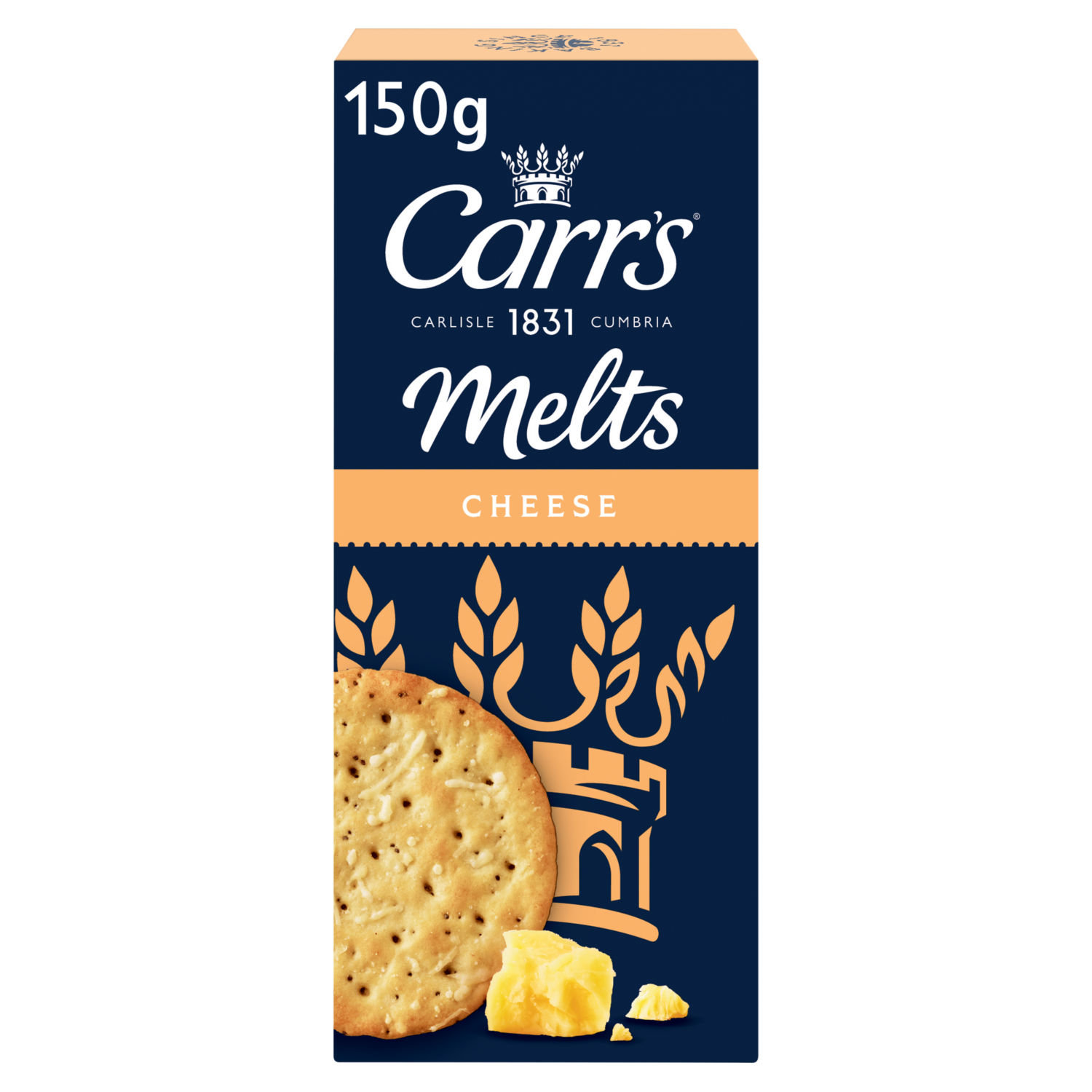 Carr's Melts Cheese Crackers 150g