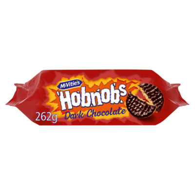 McVities Hobnobs Dark Chocolate Biscuits The Oaty One 262g