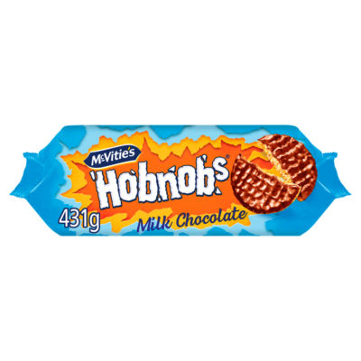 McVities Milk Chocolate Hobnobs Biscuits - The Oaty One 431g